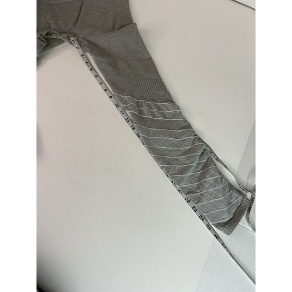 Blanqi Maternity Leggings, Medium, Grey, Stretch Leggings, Striped Legs - Picture 6 of 9